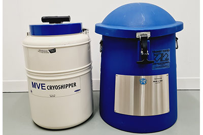 MVE CryoShipper 8.5升容器，帶ShipsLog 3溫度，帶數(shù)據(jù)記錄器
